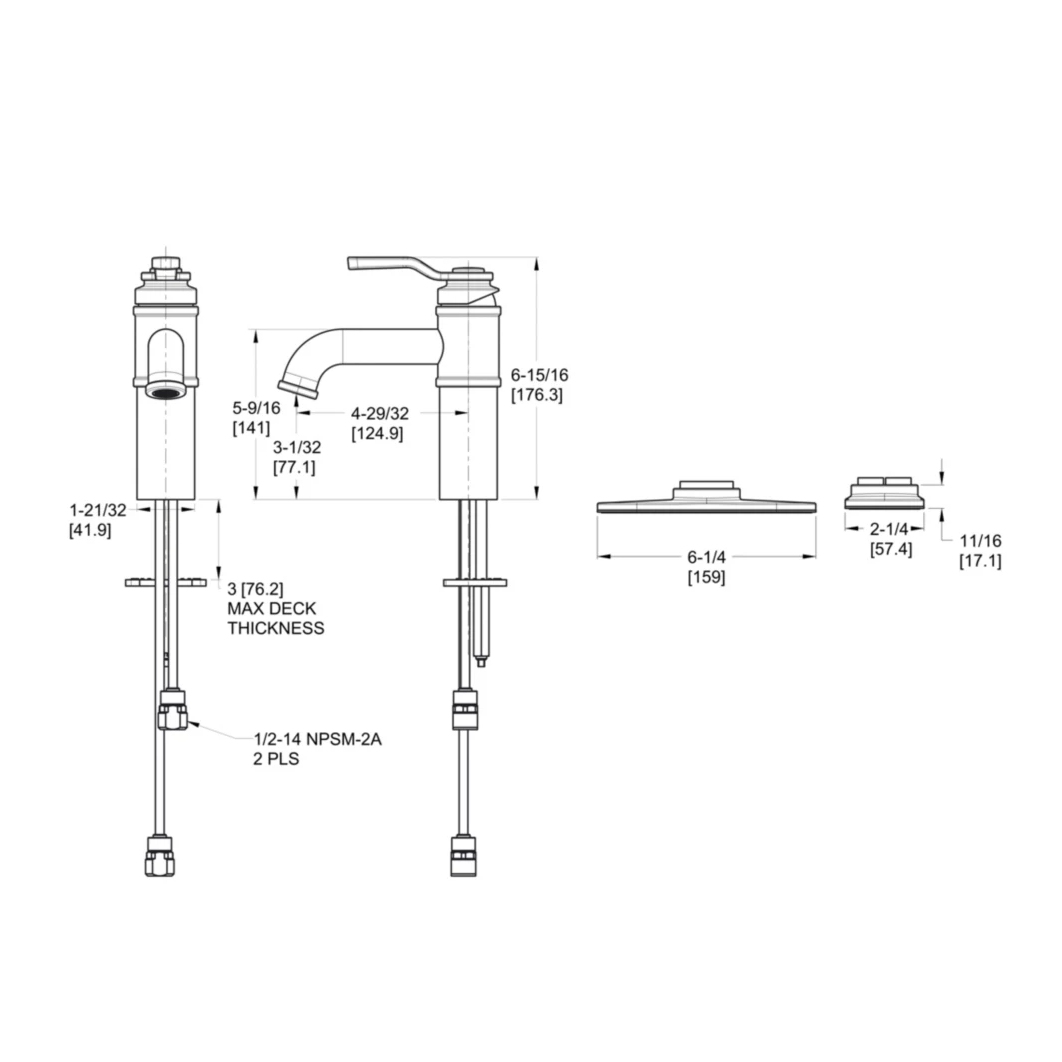 Pfister Belfast LF-042-BTKK Brushed Nickel Bathroom Faucet - RenoShop