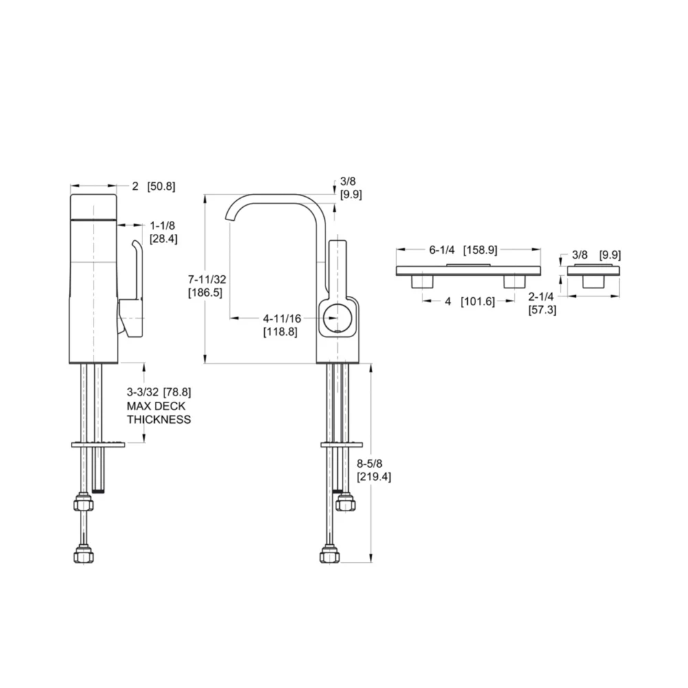 Pfister Skye LF-042-SYKK Brushed Nickel Bathroom Faucet - RenoShop