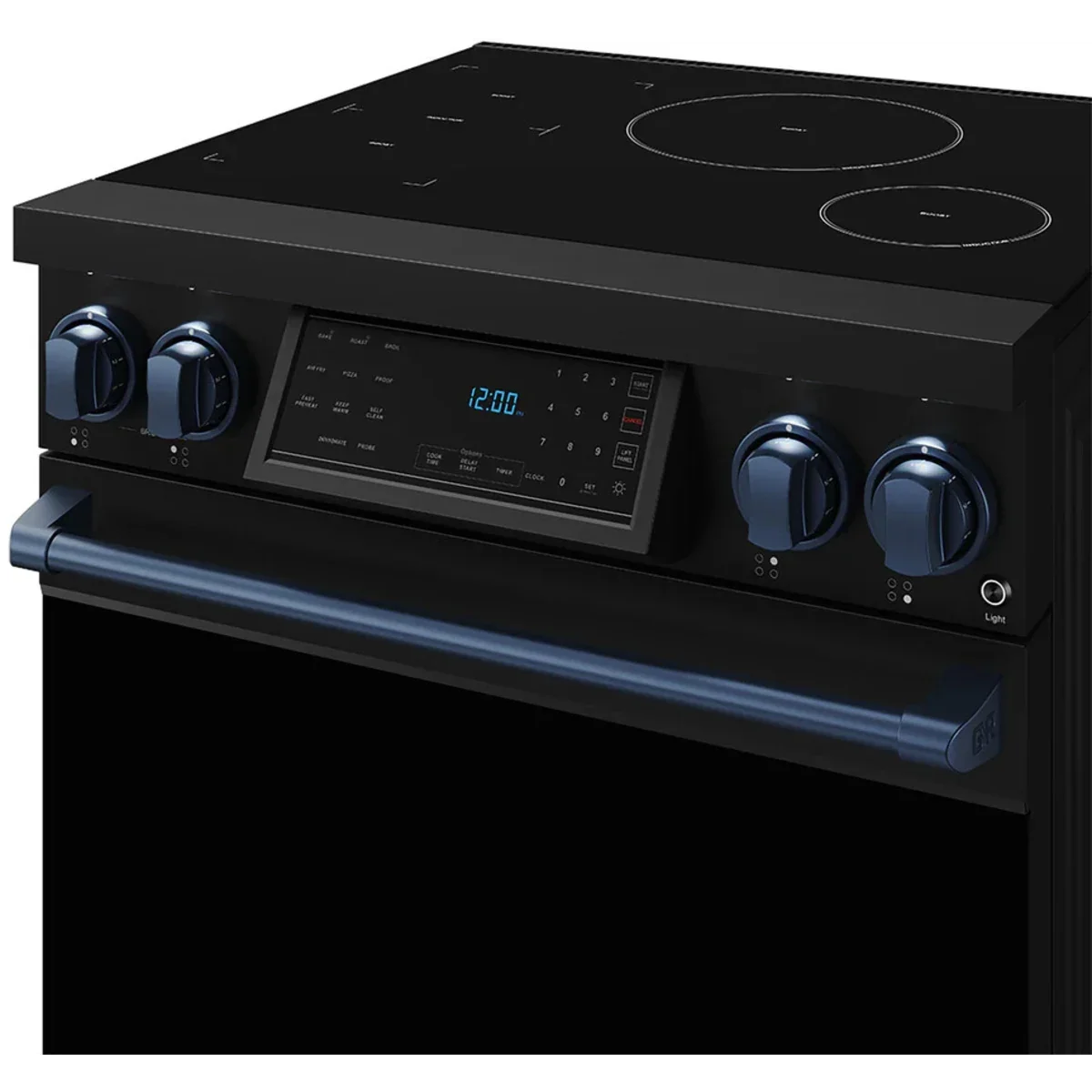 Gordon Ramsay by Thor Kitchen 30-Inch Professional Induction Range with Tilt Panel Touch Control in Black with Blue Trim RSI30B-BLU -  Electric Range - Thor Kitchen
