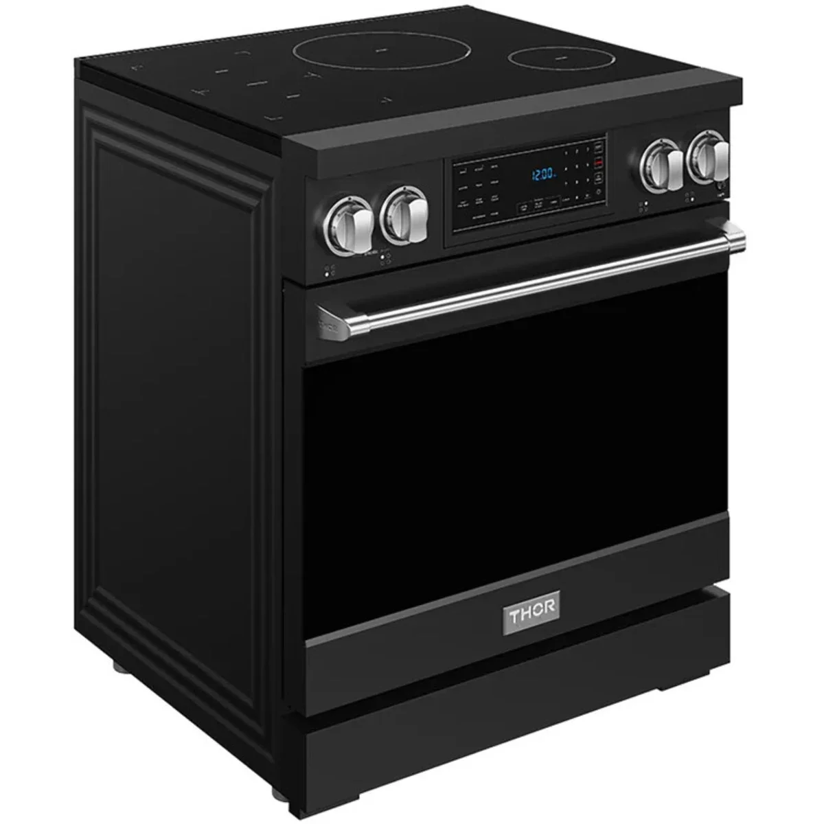 Gordon Ramsay by Thor Kitchen 30-Inch Professional Induction Range with Tilt Panel Touch Control in Black with Stainless Steel Trim RSI30B-SS -  Electric Range - Thor Kitchen
