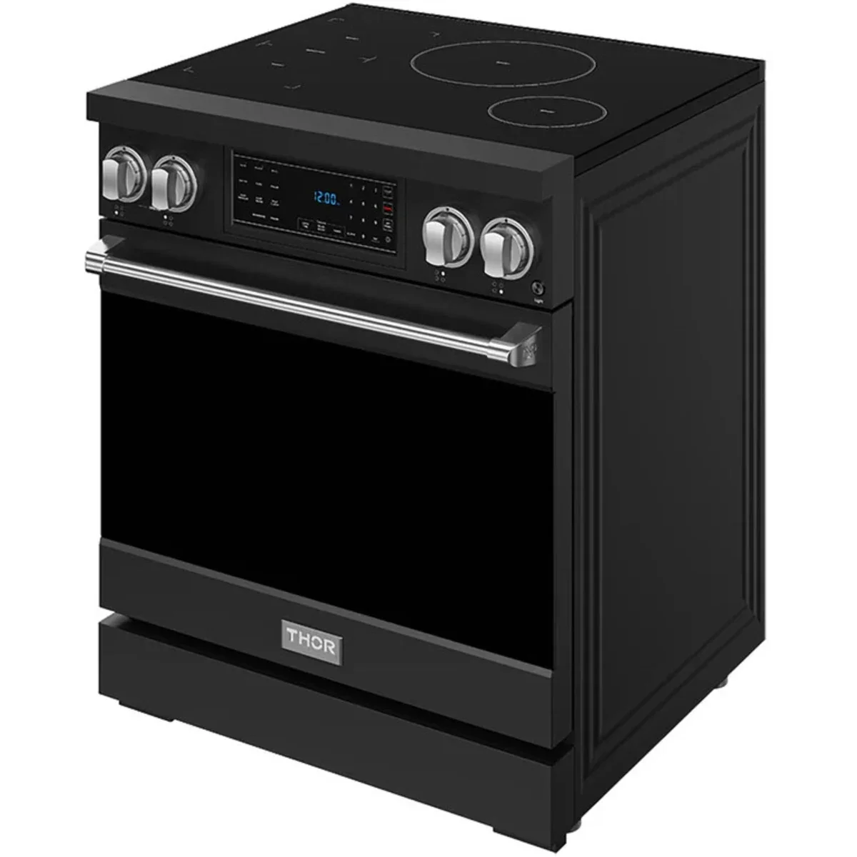 Gordon Ramsay by Thor Kitchen 30-Inch Professional Induction Range with Tilt Panel Touch Control in Black with Stainless Steel Trim RSI30B-SS -  Electric Range - Thor Kitchen