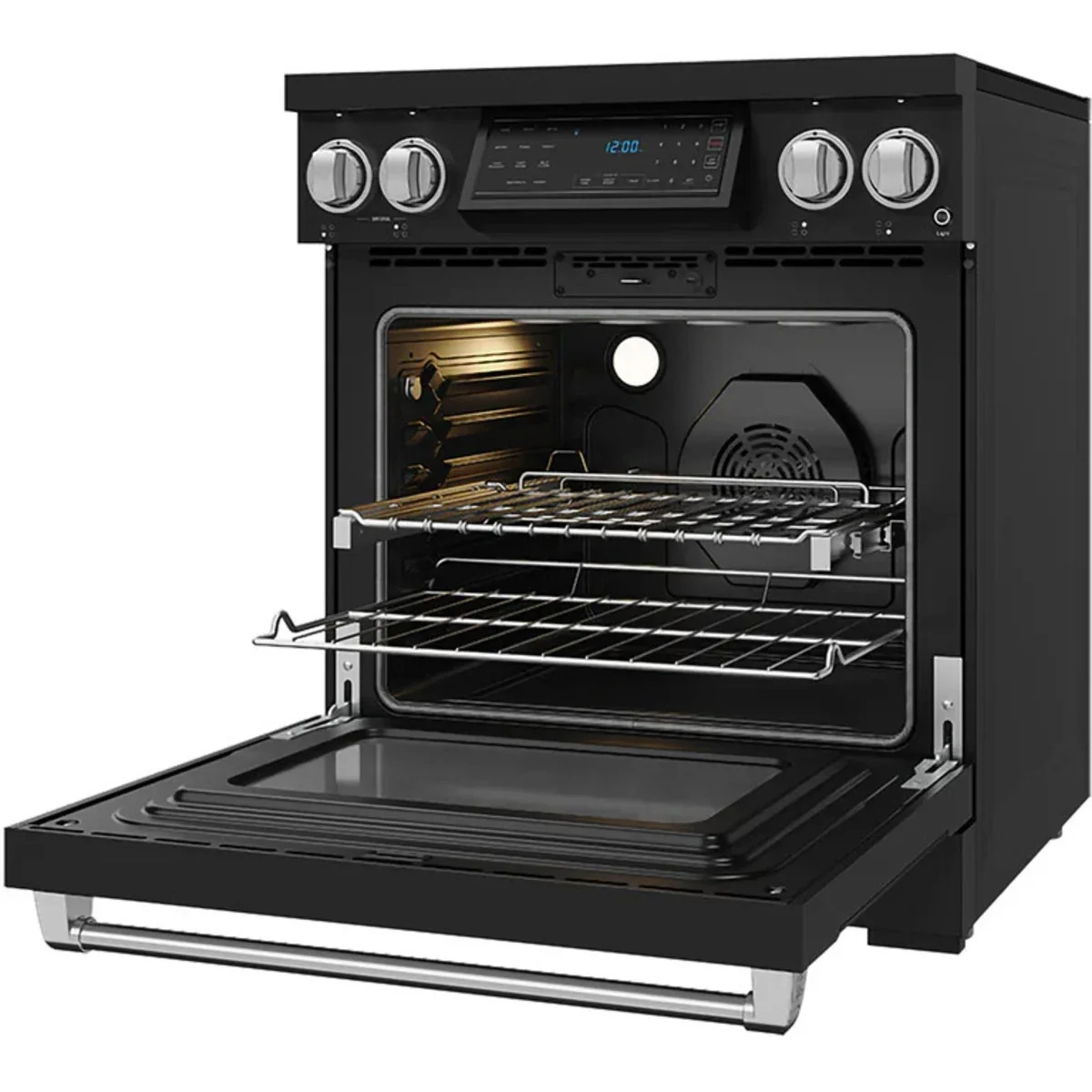 Gordon Ramsay by Thor Kitchen 30-Inch Professional Induction Range with Tilt Panel Touch Control in Black with Stainless Steel Trim RSI30B-SS -  Electric Range - Thor Kitchen