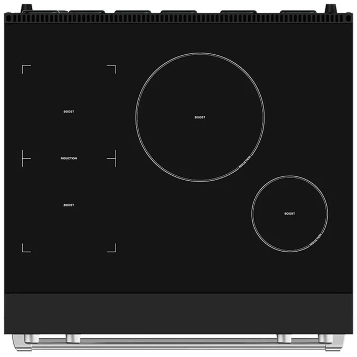 Gordon Ramsay by Thor Kitchen 30-Inch Professional Induction Range with Tilt Panel Touch Control in Black with Stainless Steel Trim RSI30B-SS -  Electric Range - Thor Kitchen