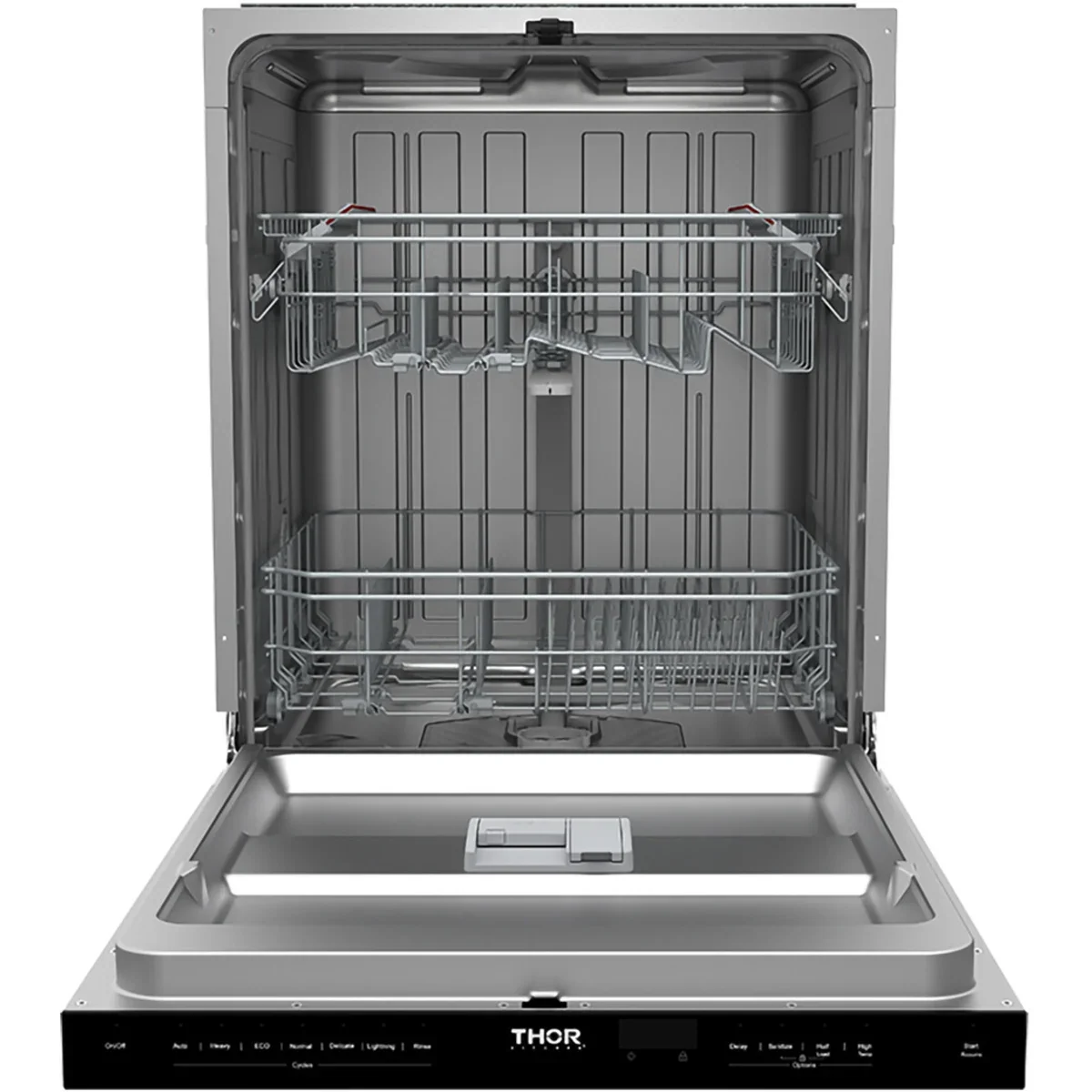 Thor Kitchen 24-Inch Built-In Dishwasher with 7 Cycles and Pocket Handle in Stainless Steel TDW24PT -  Dishwasher - Thor Kitchen