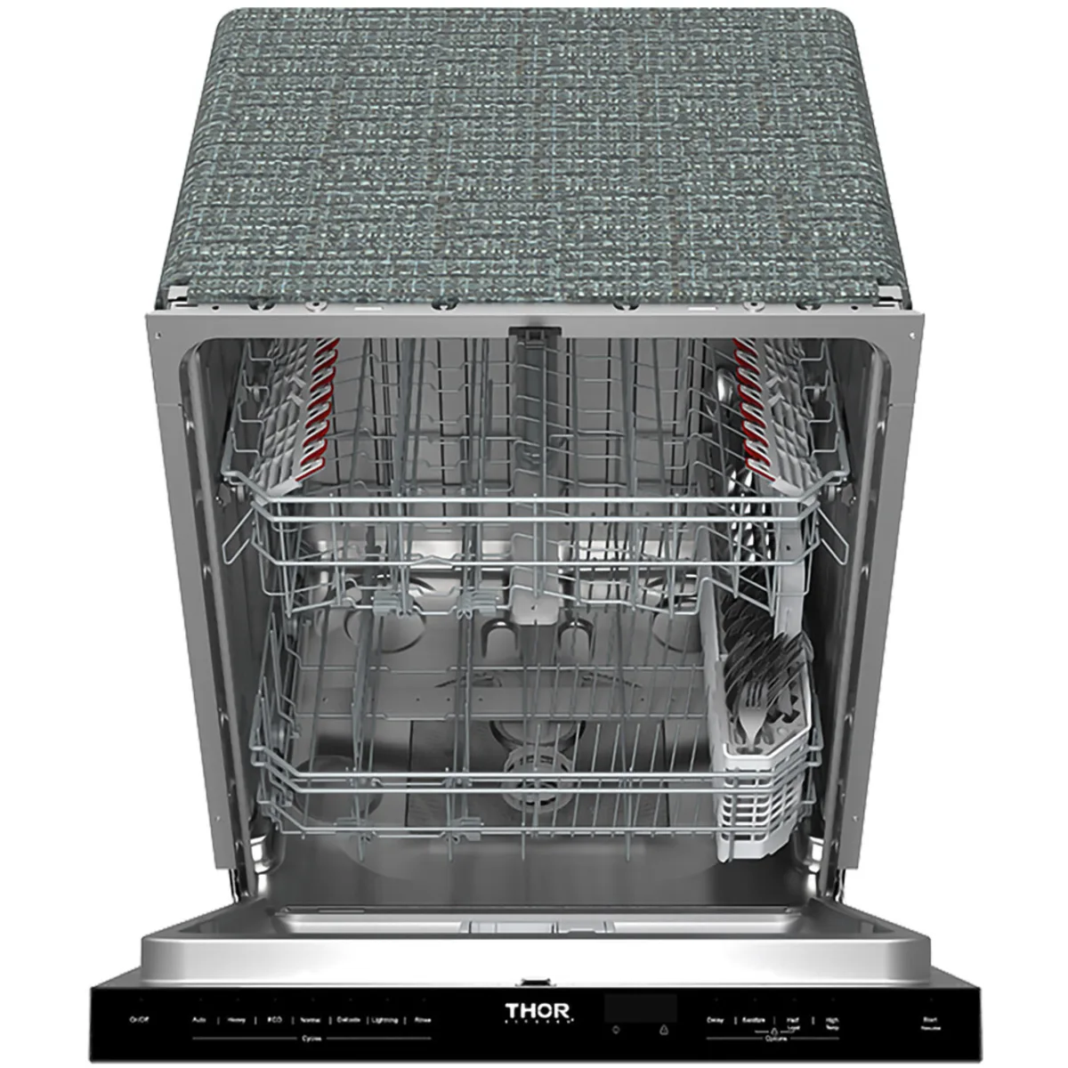 Thor Kitchen 24-Inch Built-In Dishwasher with 7 Cycles and Pocket Handle in Stainless Steel TDW24PT -  Dishwasher - Thor Kitchen