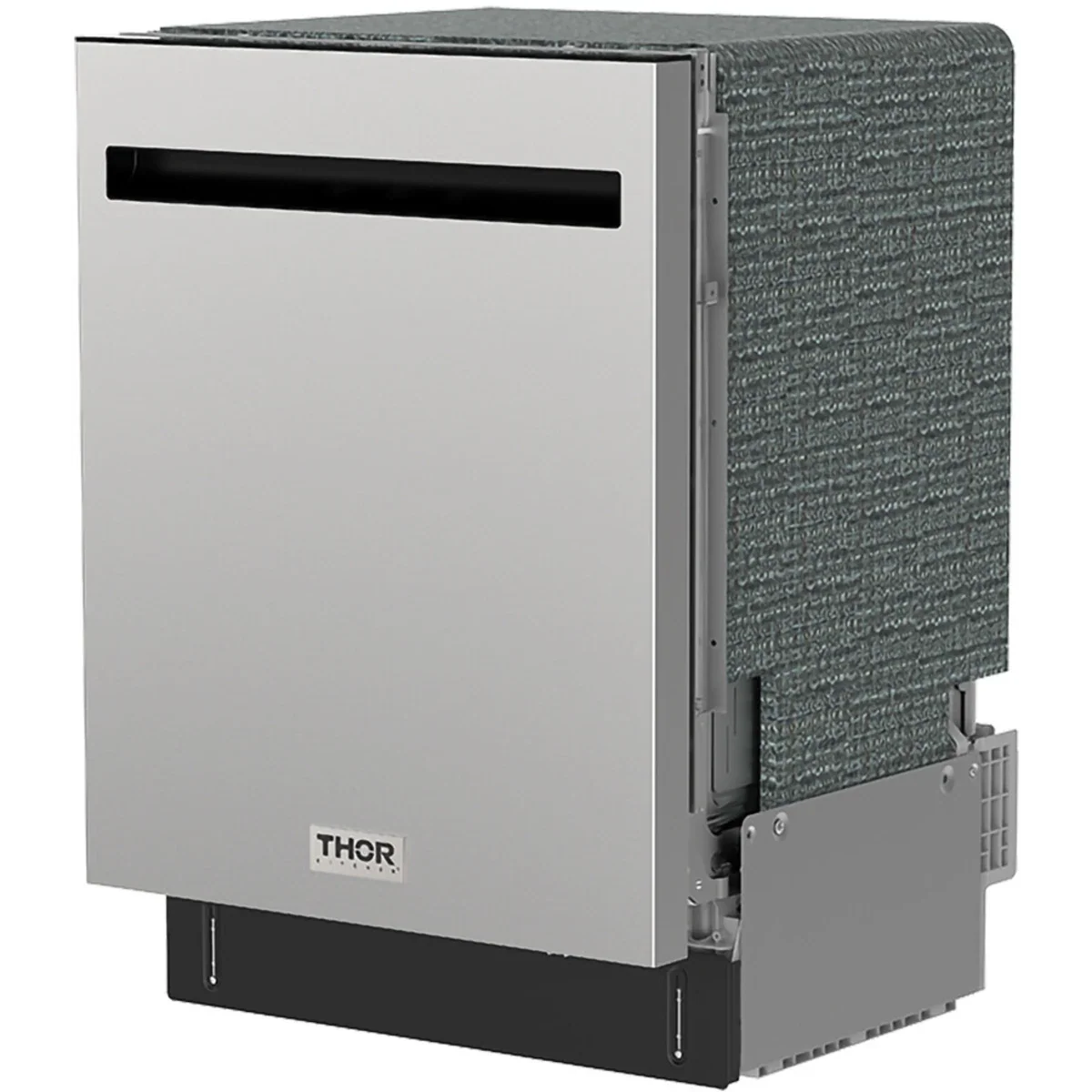 Thor Kitchen 24-Inch Built-In Dishwasher with 7 Cycles and Pocket Handle in Stainless Steel TDW24PT -  Dishwasher - Thor Kitchen