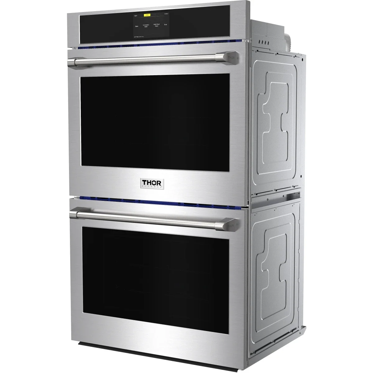 Thor Kitchen 30-Inch Professional Double Wall Oven with Air Fry and Self-Clean in Stainless Steel TEW30ED -  Wall Oven - Thor Kitchen
