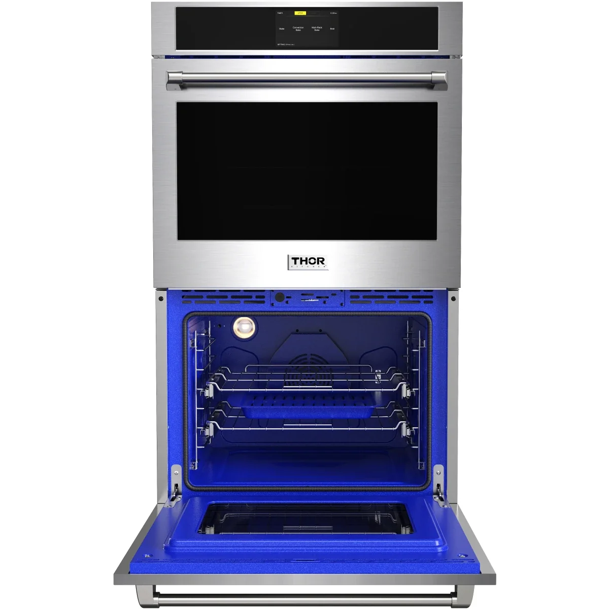 Thor Kitchen 30-Inch Professional Double Wall Oven with Air Fry and Self-Clean in Stainless Steel TEW30ED -  Wall Oven - Thor Kitchen