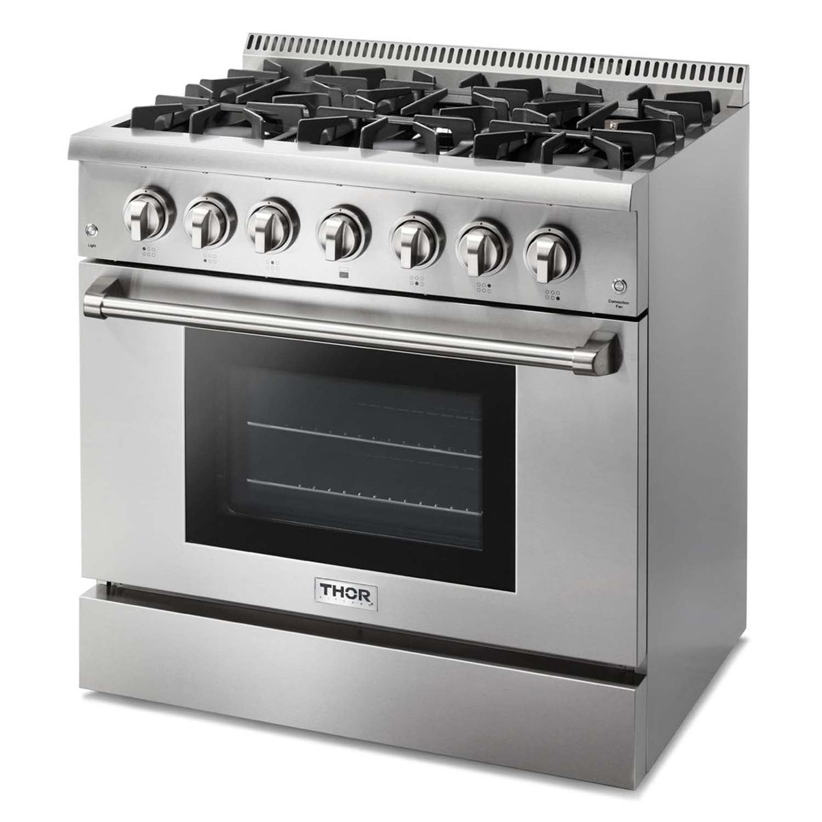 HRD3606U Thor Kitchen 36 Inch Dual Fuel Range Canada - RenoShop