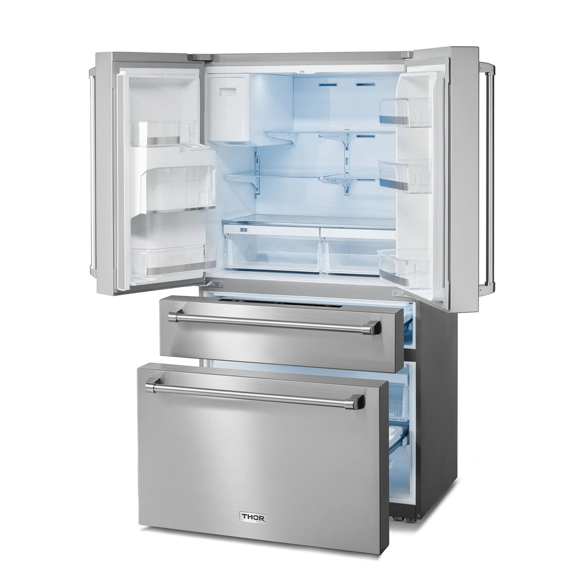 Thor Kitchen TRF3601FD 36 Inch French Door Refrigerator with Ice & Water Dispenser Canada - RenoShop